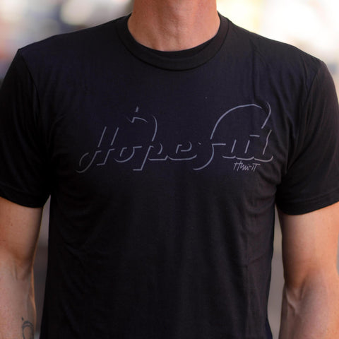 Hopeful Tee by @charliehewittstudio