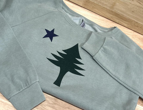 1901 Flag Sage Boatneck Crew
