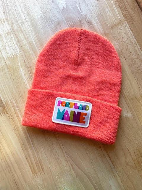 Colorful Portland Maine Beanie @mikepop