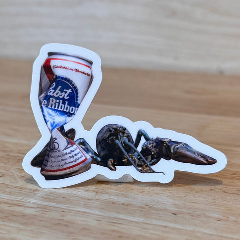 Blue Ribbon Lobster Photo Sticker by @themainesouvenirshop