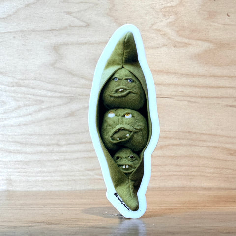 Peas in a Pod Sticker @creeps_by_jessie_no