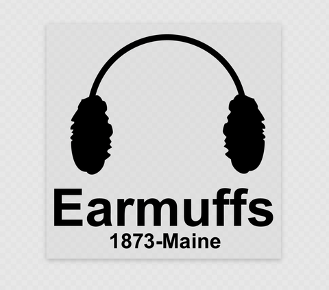 Earmuffs Sticker  @mainelandcomics