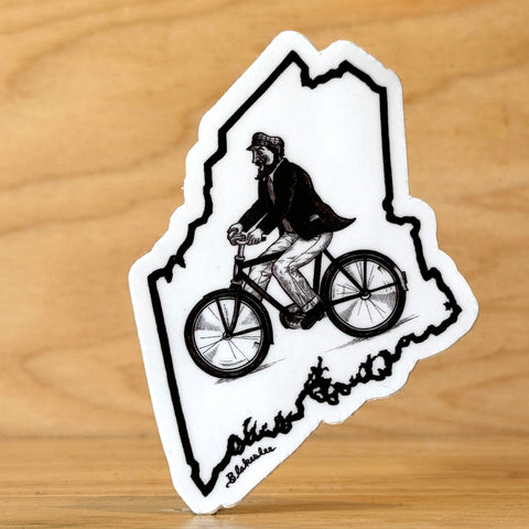 Bicycle Rider Sticker by @danblakesleemusic