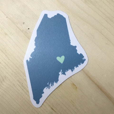 Blue Maine Sticker by @_lola_arts_