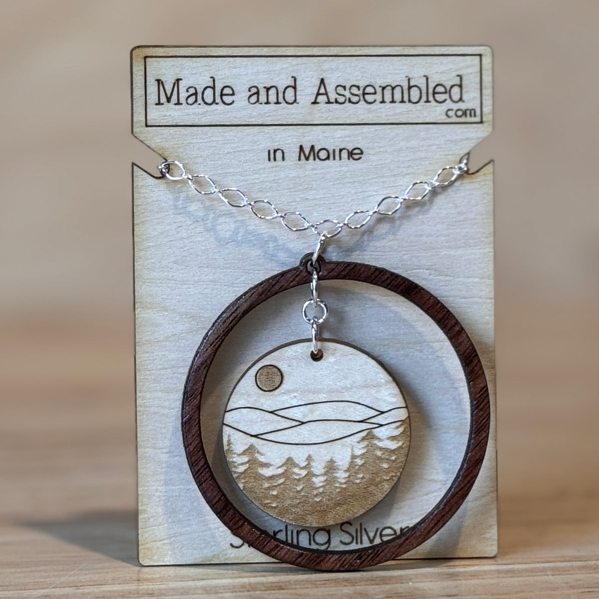 Wooden Necklaces by Made and Assembled