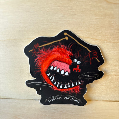 Maine Animal Sticker by @lewisrossignol