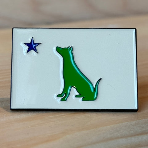1901 Dog Enamel Pin by Za, Aged 12