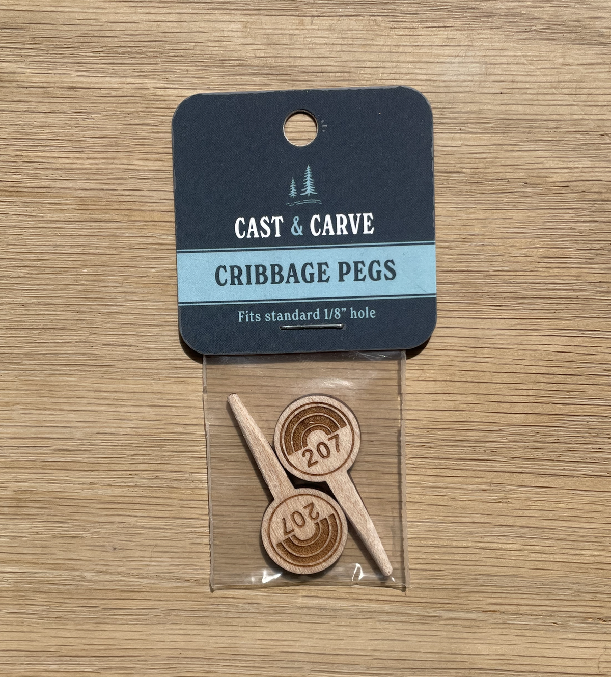 Cribbage Pegs @castandcarve