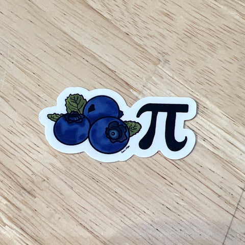 Blueberry Pie Sticker by @lonimac.art