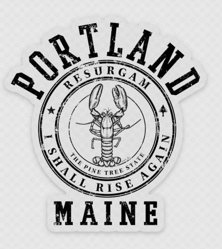 Port Lobster Logo Sticker by @_hcdesign_