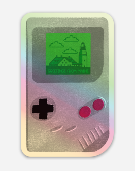 Retro Gamer Sticker by Meghan Kudlack