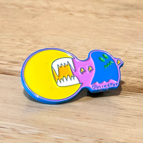 Ghost Chaser Enamel Pin - @mikepop