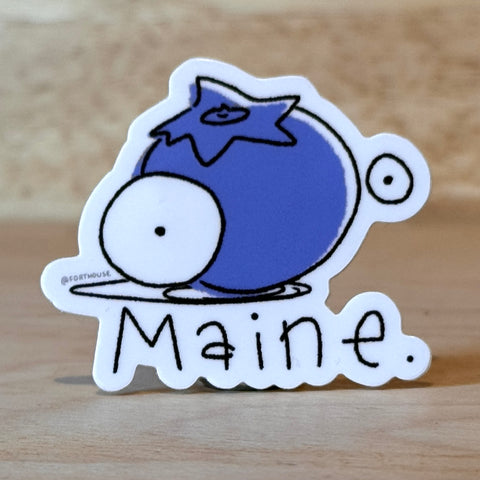 Doodle Blueberry Sticker by @Forthouse