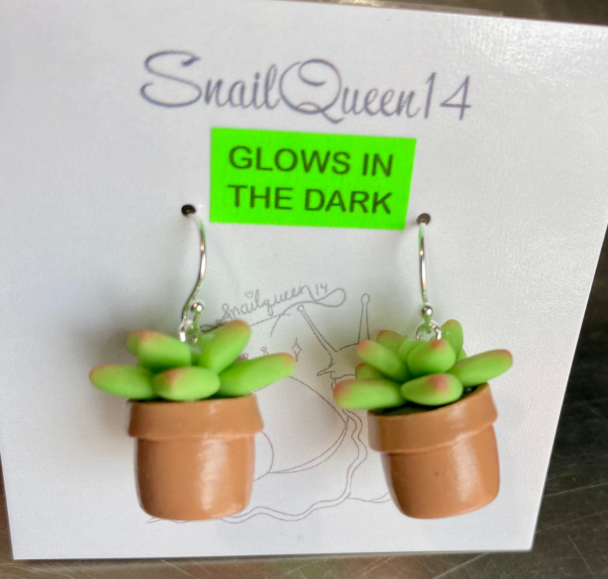 Earrings by Robin Carlson @snailqueen14