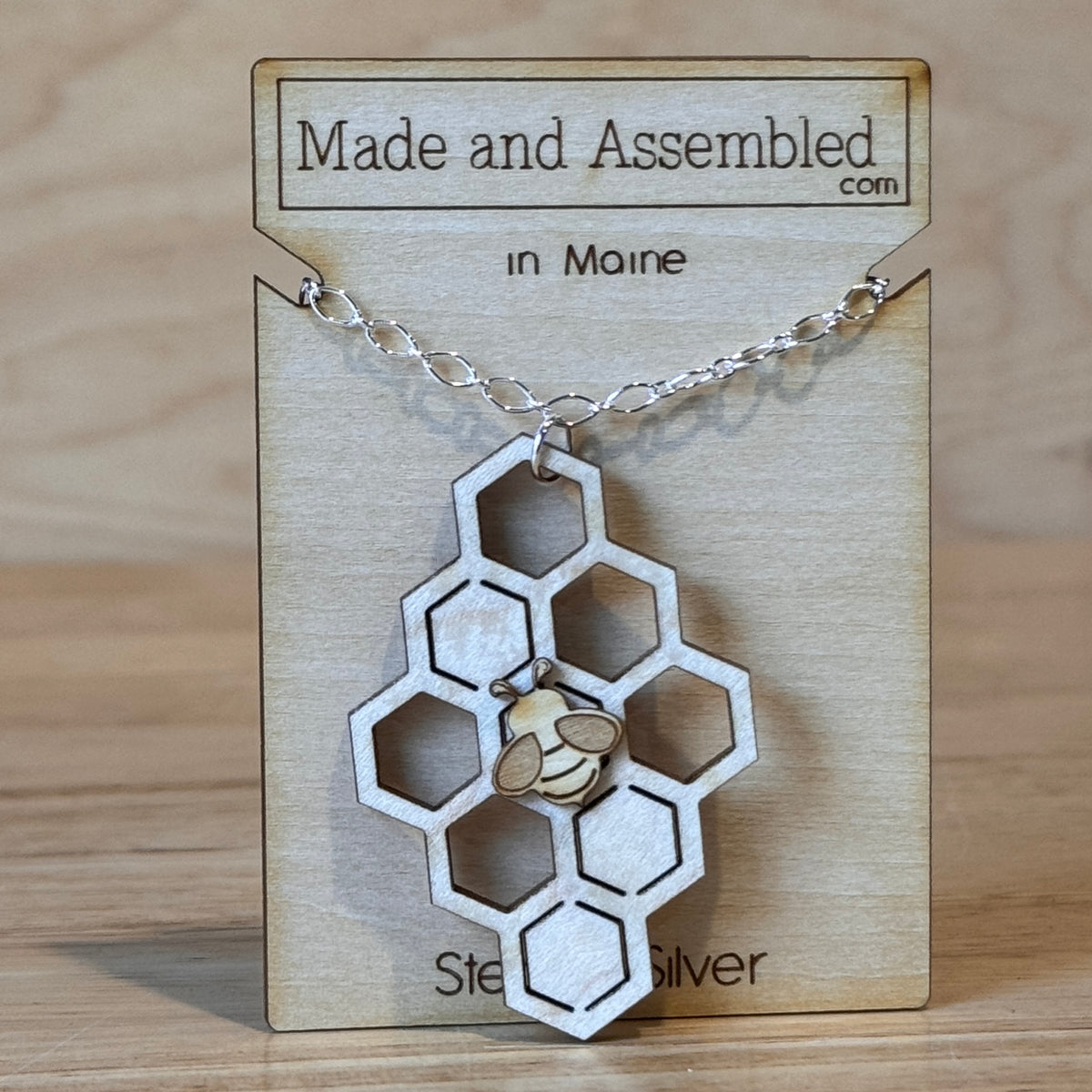 Wooden Necklaces by Made and Assembled