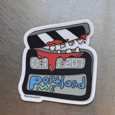 Film Slate Sticker by @goosepoop207