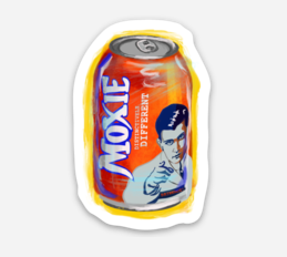 Maine Soda Can Sticker @thebrokeartist1