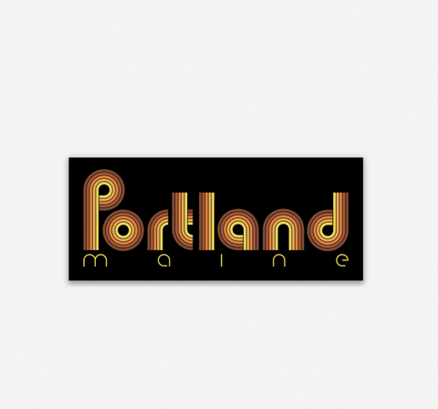 70's Portland Sticker by @_hcdesign_