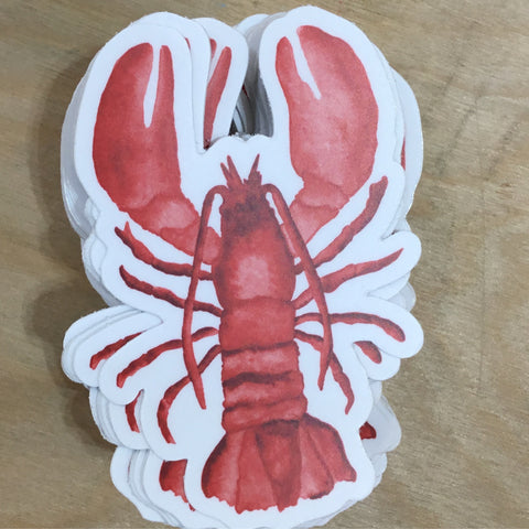 Red Lobster Sticker by @scribblesanddoodlez