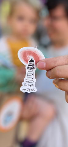 Two Lights Cape Elizabeth Sticker by @23rd_and_maine