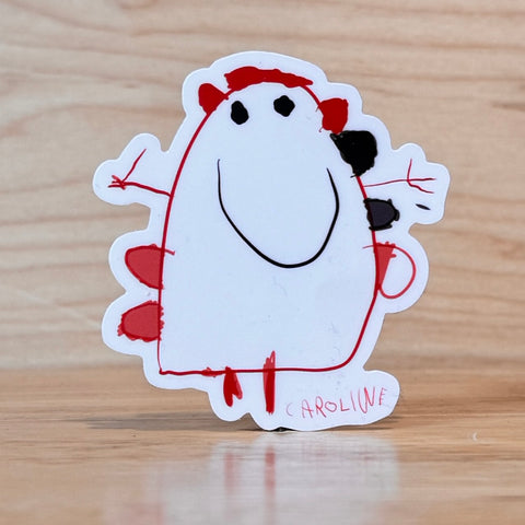 Caroline's Drawing Sticker by Caroline, Aged 6