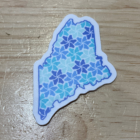 Maine Flowers Sticker by @_lola_arts_