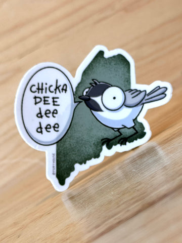 Chickadeedee Sticker by @Forthouse
