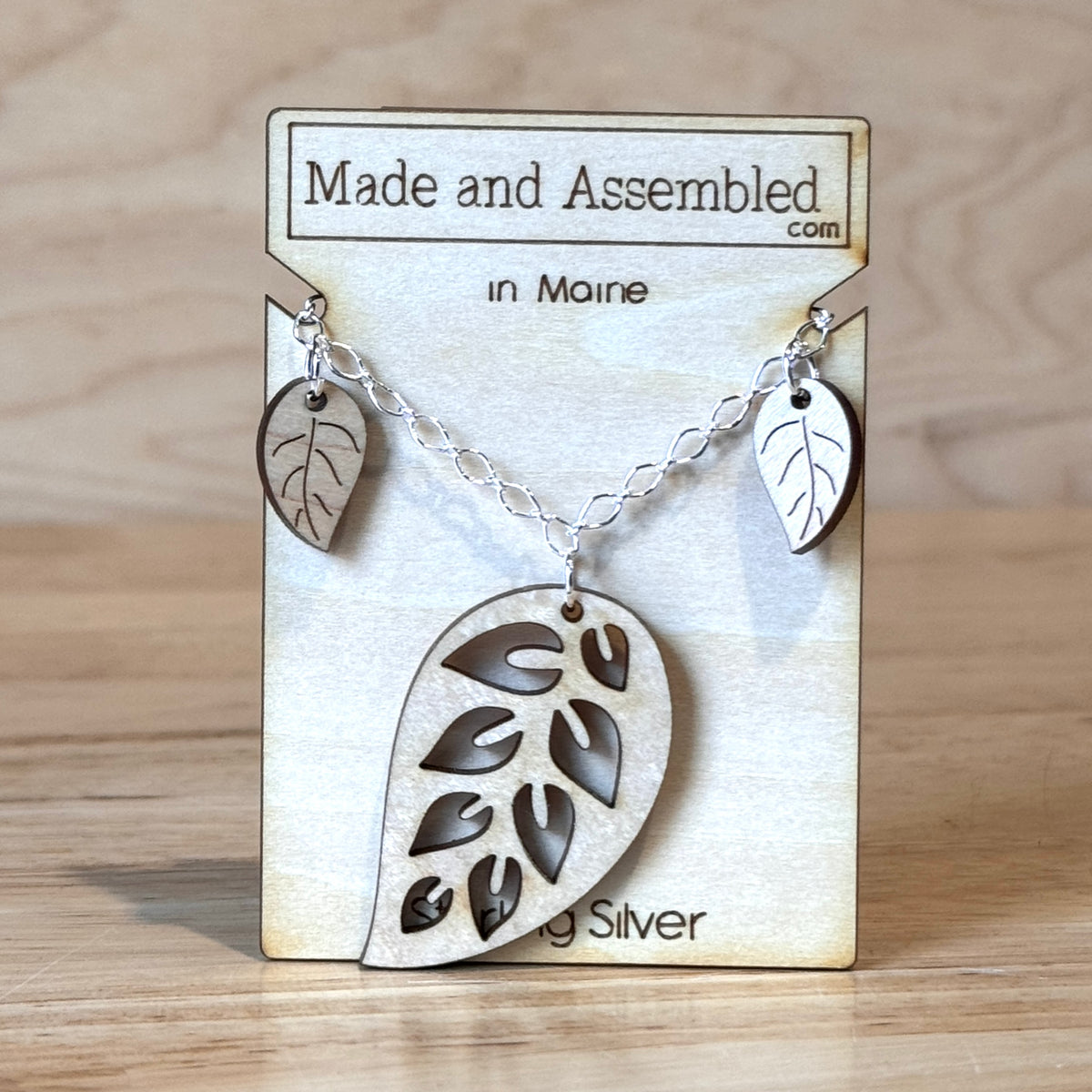 Wooden Necklaces by Made and Assembled