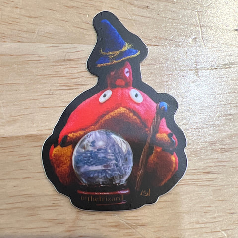 Frizard with Apprentice Sticker by @thefrizard