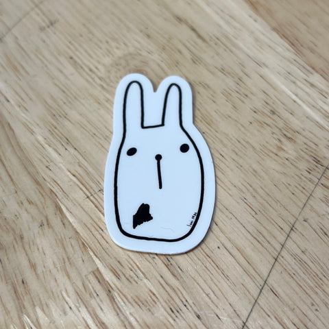 Bunny Sticker by @lonimac.art