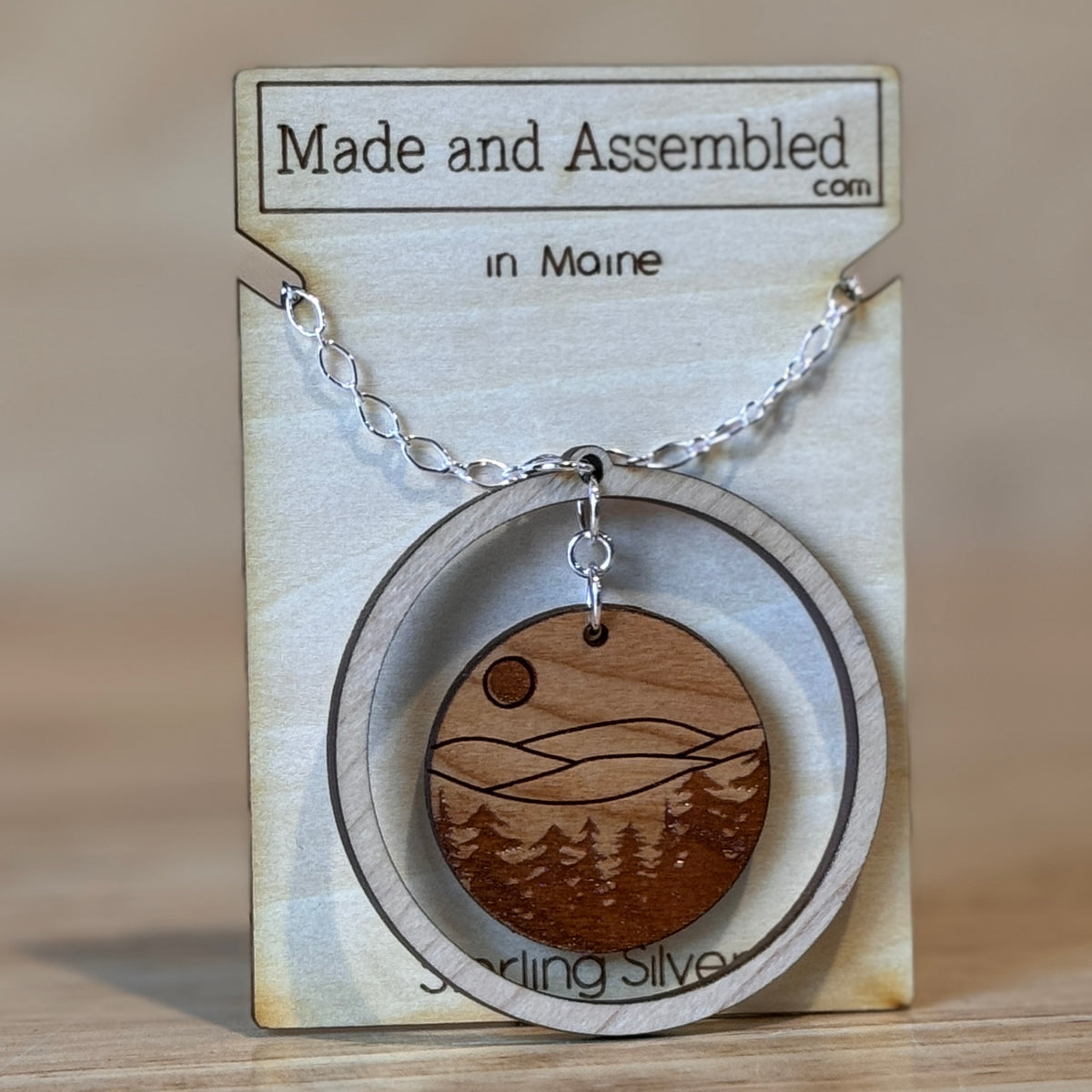 Wooden Necklaces by Made and Assembled
