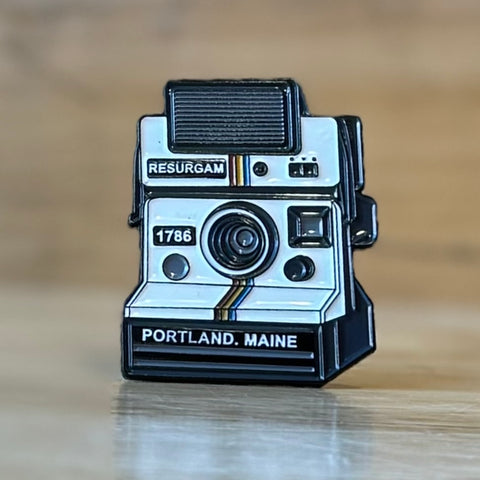 Instant Camera Enamel Pin by @_hcdesign_