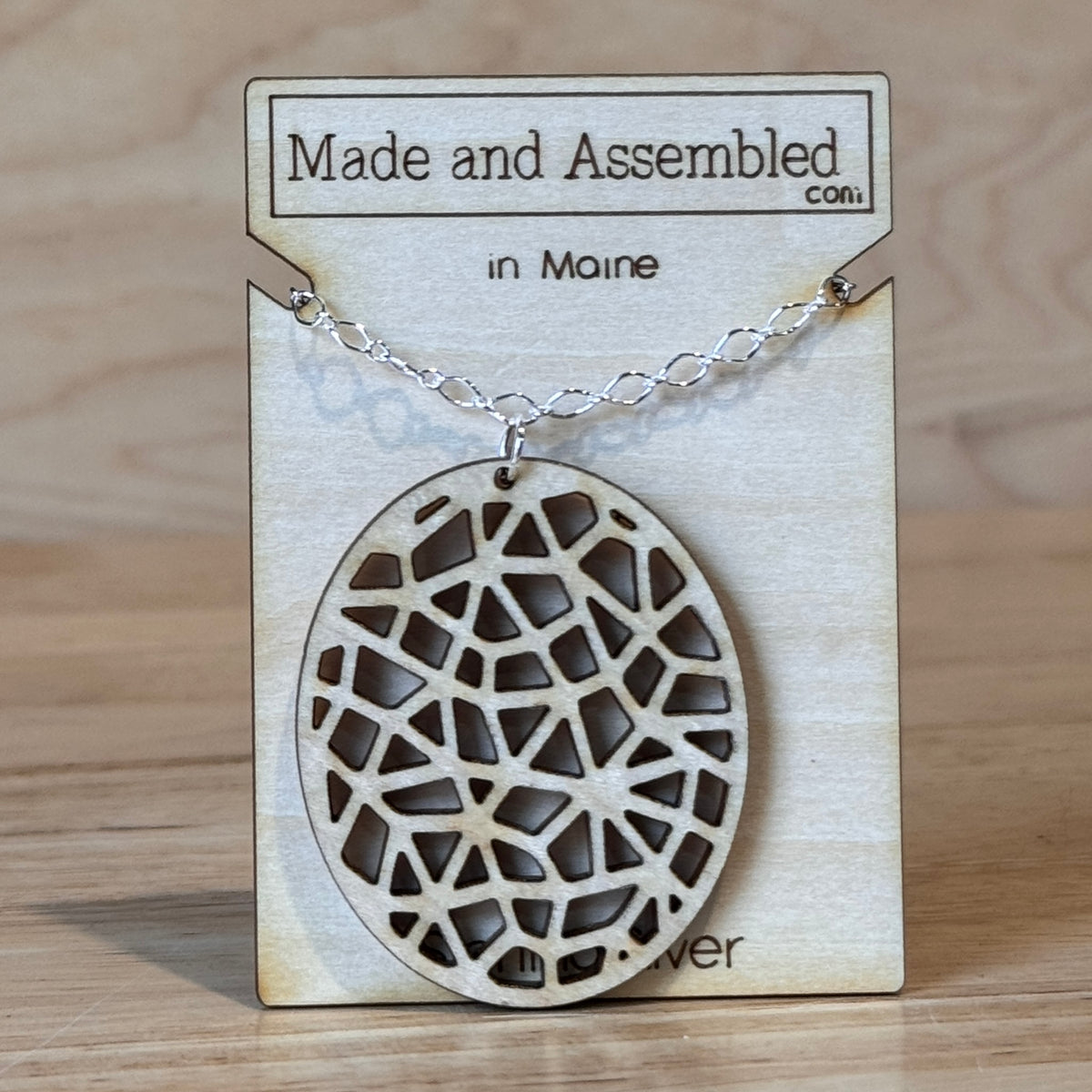 Wooden Necklaces by Made and Assembled