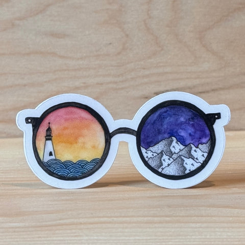 Sunglasses Sticker by @scribblesanddoodlez