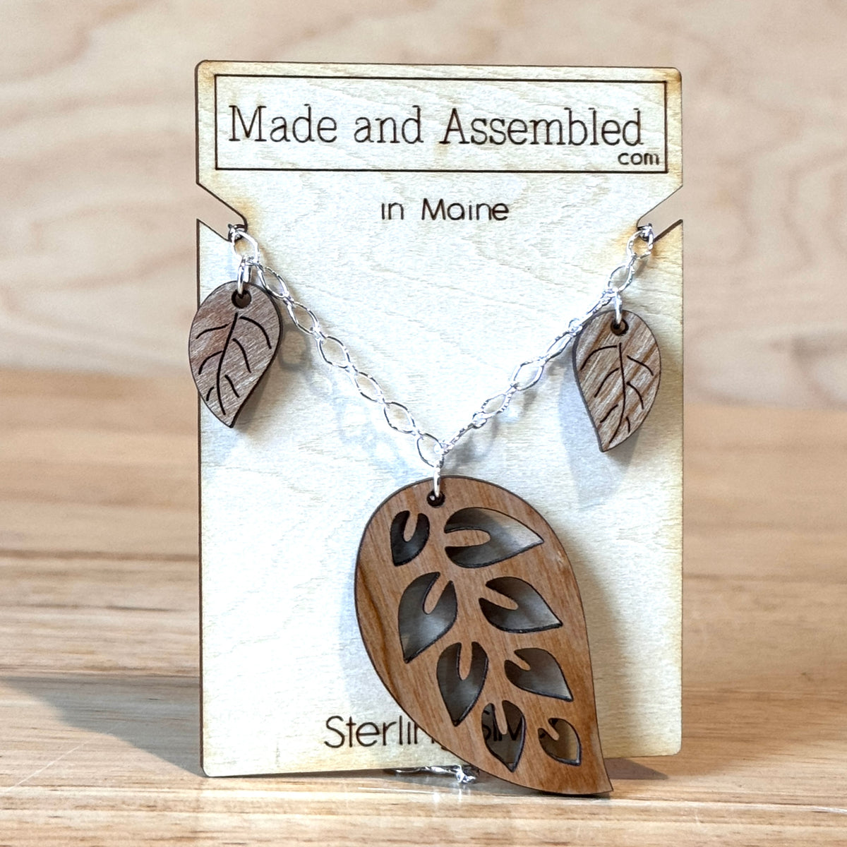 Wooden Necklaces by Made and Assembled