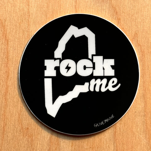 Rock ME Sticker by @livemaine