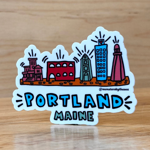 Ryan's Portland Sticker by @monstersbythesea