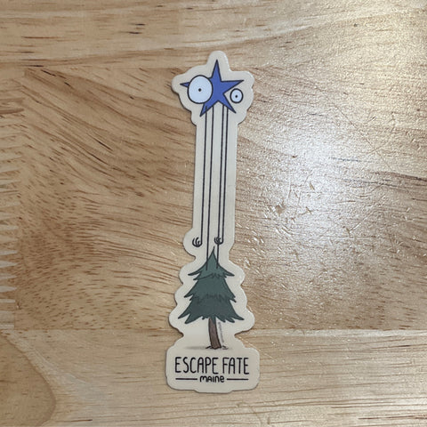 Escape Fate Star and Tree Sticker by @Forthouse