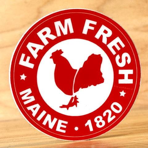 Farm Fresh Maine 1820 Sticker by Nick