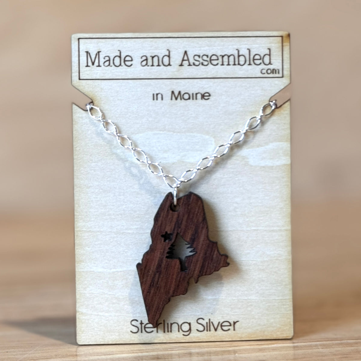Wooden Necklaces by Made and Assembled