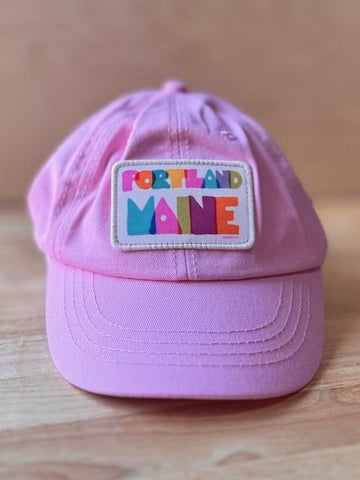 Colorful Portland Maine Youth Hat @mikepop