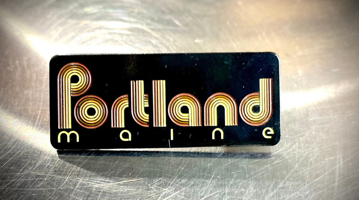 70’s Portland Enamel Pin @_hcdesign_