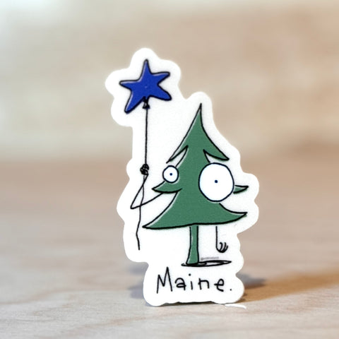 1901 Tree Star Doodle Sticker by @Forthouse