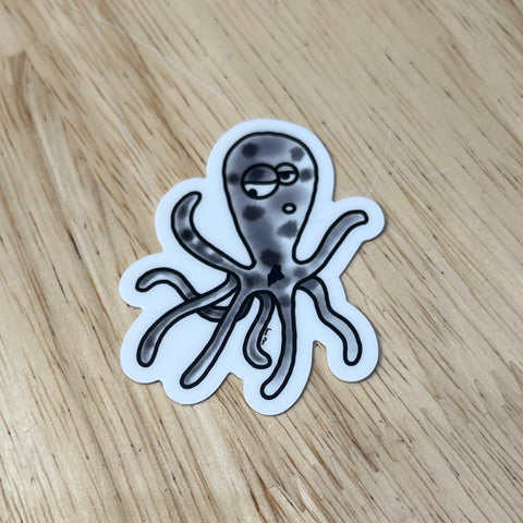 Octopus Sticker by @lonimac.art