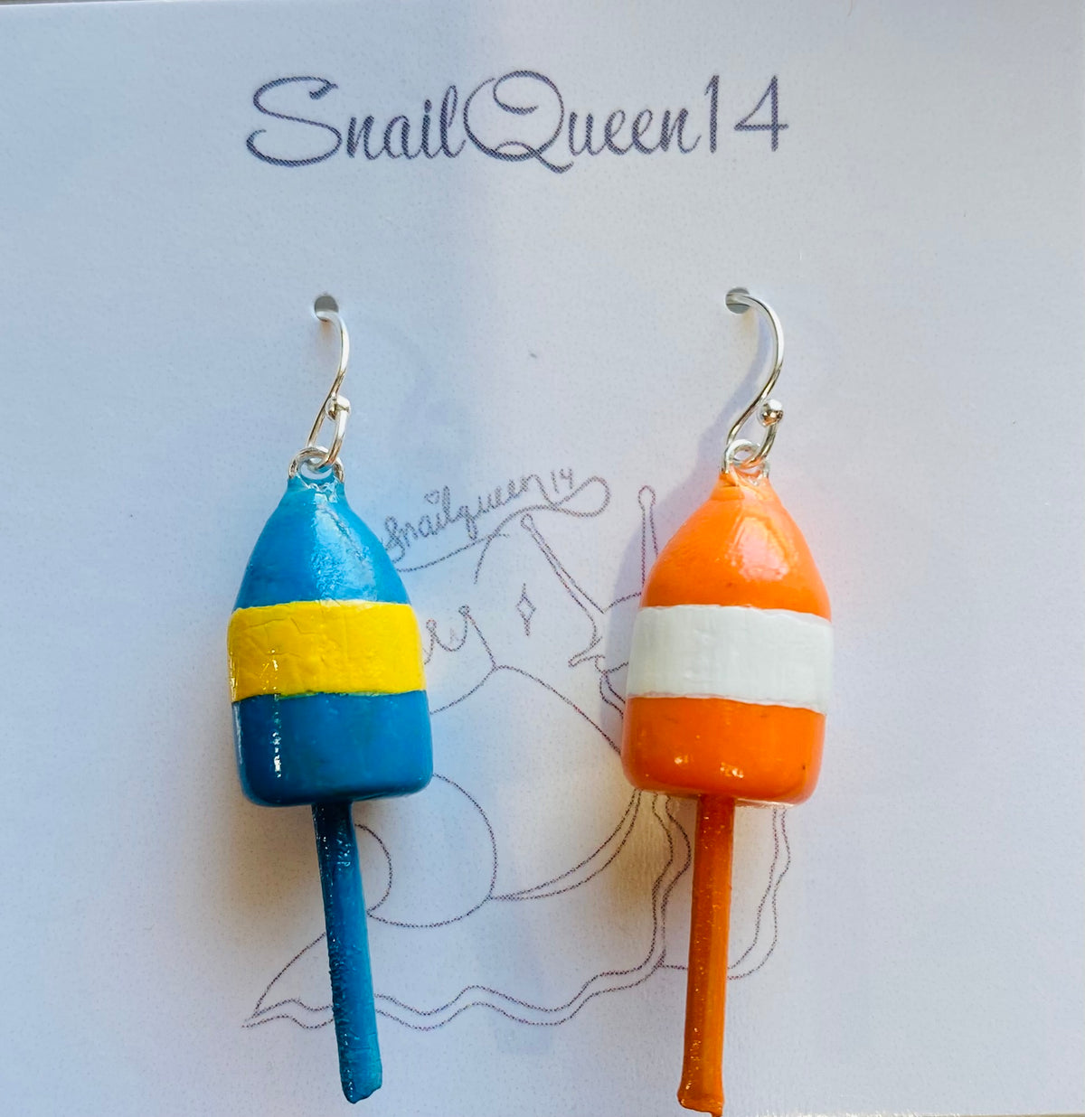 Earrings by Robin Carlson @snailqueen14
