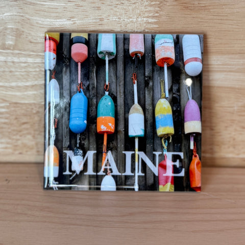 Owls Head Maine Buoy Coaster - Peter Cordice