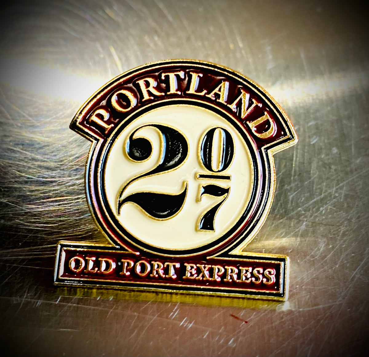 Platform 207 Enamel Pin @themainesouvenirshop