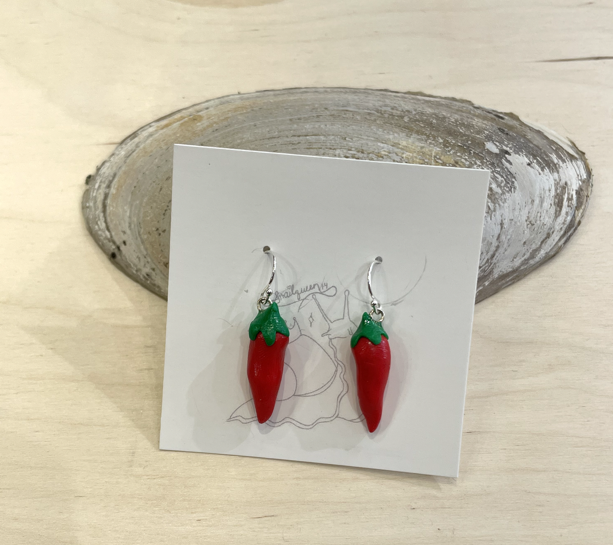Earrings by Robin Carlson @snailqueen14