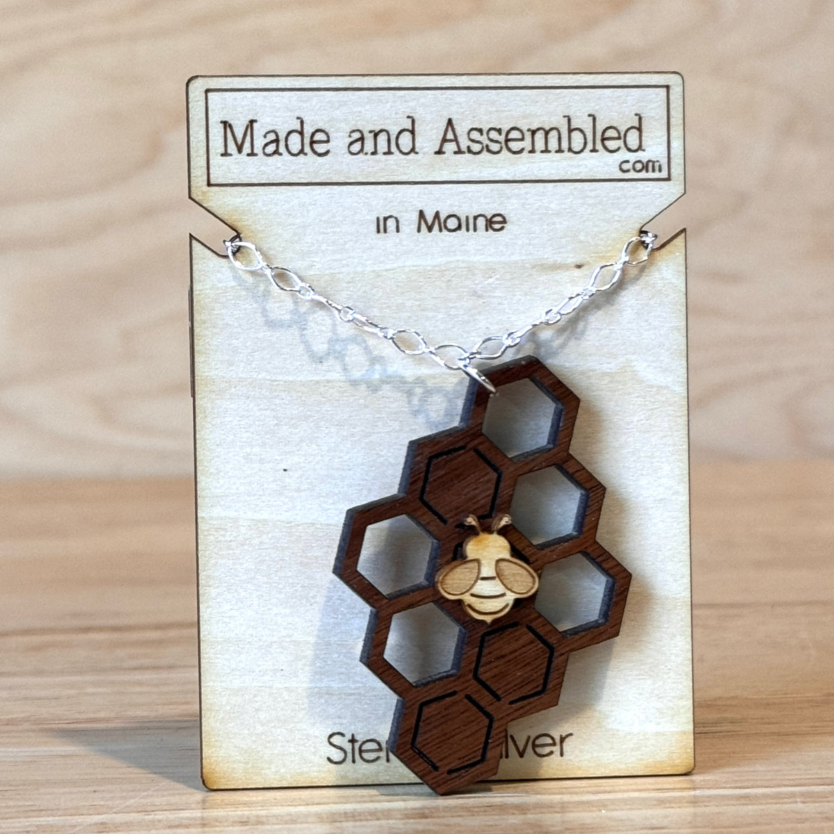 Wooden Necklaces by Made and Assembled