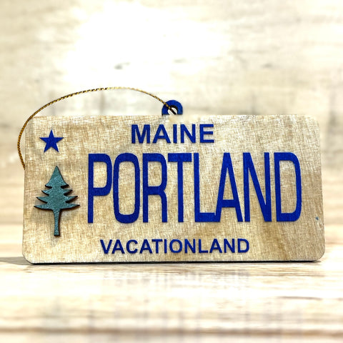 Portland License Plate Ornament @doles_orchard